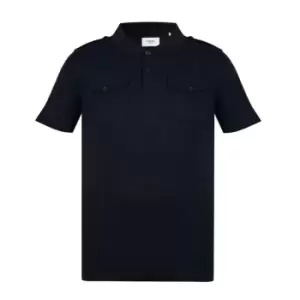 Firetrap Double Pocket Polo Shirt Mens - Black