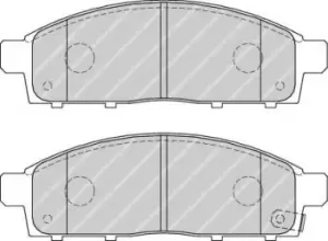 Ferodo FDB4023 Brake Pad Set Front Axle Premier Car