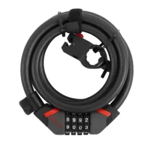 ETC Slammer Illuminated Coil Cable Combo Lock 1800 x 10mm