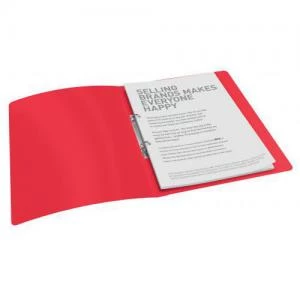 Rexel A4 Ring Binder; Red; 16mm 2 O-Ring Diameter; Choices - Outer