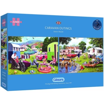 Caravan Outings Jigsaw Puzzle - 2x500 Pieces