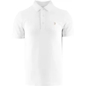 Farah White Blanes Polo Shirt