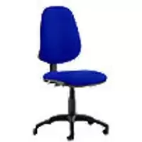 Dynamic Independent Seat & Back Task Operator Chair Without Arms Eclipse Plus III Stevia Blue Seat Without Headrest High Back