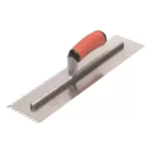 Marshalltown LayFlat 10mm Notch Trowel 16 x 4in