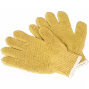 Loops - pair Anti Slip Handling Gloves - Large - Spun Nylon Gloves - bs en 388