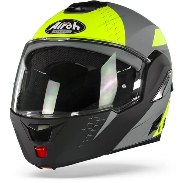 Airoh Rev 19 Leaden Yellow Matt Modular Helmet M