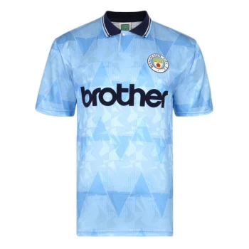 Score Draw MCFC 89 Home Jersey Mens - Blue