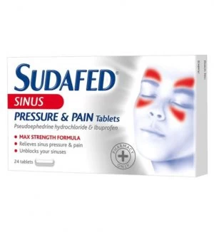 Sudafed Sinus Pressure And Pain 24 Tablets