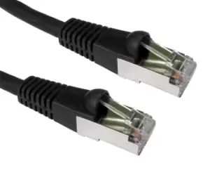 Cables Direct 3m CAT6a, M - M networking cable Black S/FTP (S-STP)