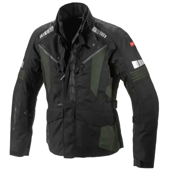 Spidi Outlander H2Out Jacket Dark Green Black Size 4XL