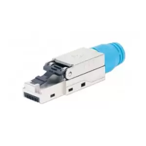 Intellinet Cat8.1 40G Shielded Toolless RJ45 Modular Field Termination Plug For Easy and Quick High-quality Cable Assembly Ideal for Data Centers STP