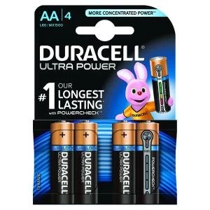 Duracell Ultra Power AA Batteries Pack of 4 75051955