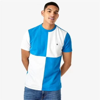 Jack Wills Cranewood Cut And Sew T-Shirt - Blue