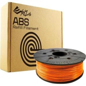 XYZ ABS Filament Sun Orange Refill 1 75mm XYRF10BXEU08A