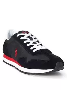 Polo Ralph Lauren Train 85 Runner Trainers, Black, Size 11, Men