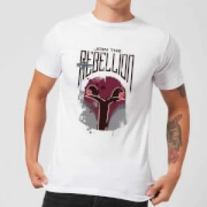 Star Wars Rebels Rebellion Mens T-Shirt - White - XXL