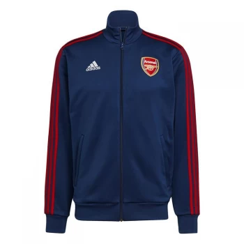 adidas Arsenal 3 Stripe Track Top 2021 2022 Mens - Navy