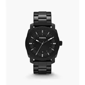 Fossil Mens Machine Stainless Steel Watch - Black