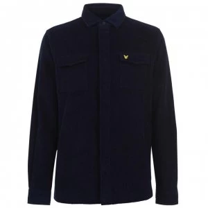 Lyle and Scott Corduroy Over Shirt - Navy Z99