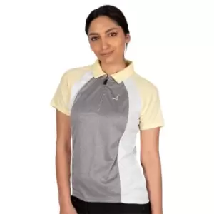 Under Par Zip Golf Polo Ladies - Grey