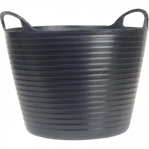 Faithfull Flex Tub Heavy Duty Flexible Bucket 42l Black