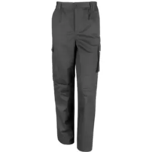 Result Unisex Work-Guard Windproof Action Trousers / Workwear (3XL) (Black) - Black