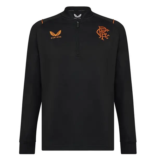 Castore Rangers Quarter Zip Top Mens - Black S