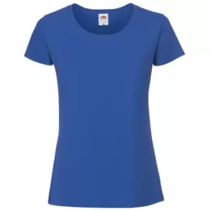 Fruit Of The Loom Womens/Ladies Ringspun Premium T-Shirt (2XL) (Cobalt)