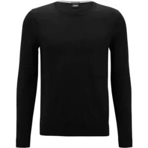 Boss Leno-P Knit Jumper - Black