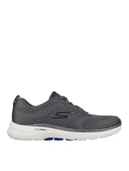 Skechers 216209 - Go Walk 6 Trainer, Charcoal, Size 6, Men