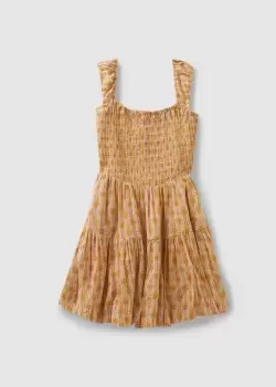 Free People Womens Sweet Annie Mini Dress With Ruched Body In Sunshine