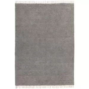 Clover Dark Grey 120cm x 170cm Rectangle - Grey