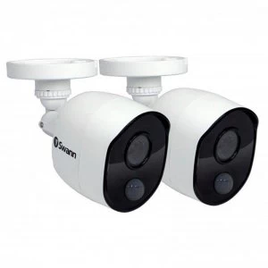 Pack of 2 Swann Thermal Sensor Full HD Outdoor Security Cameras