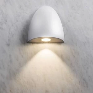 LED 1 Light Indoor Recessed Wall Light White IP65