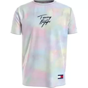 Tommy Bodywear Cn Ss Tee Print - Multi