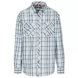 Trespass Mens Collector Check Shirt (XXL) (Blue Check)