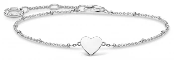 Thomas Sabo Silver Heart Motif Bracelet 925Sterling Silver Jewellery