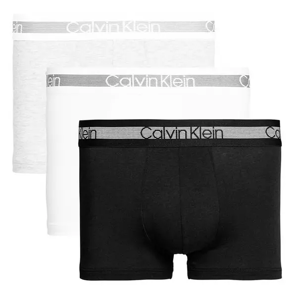 Calvin Klein 3 Pack Boxer Shorts - Grey S