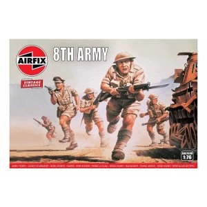 WWII British 8th Army 1:76 Air Fix Figures