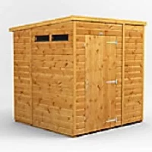 Power Garden Shed 66PPSS Golden Brown 6x6