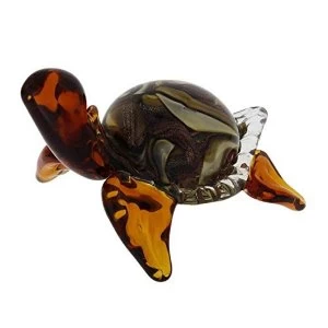 Objets d'art Glass Figurine - Turtle