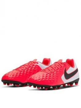 Nike Junior Tiempo Legend 8 Club Firm Ground Football Boots - Red/Black, Size 1