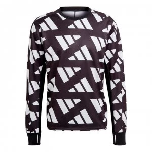 adidas Own The Run Celebration Sweatshirt Mens - Black/White