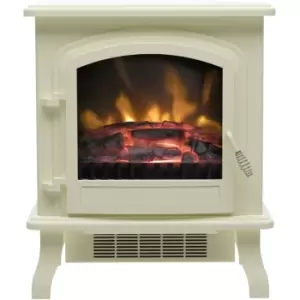 BeModern Colman 27529 Log Effect Electric Stove - Cream