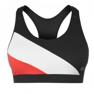 Calvin Klein Performance Stripe Sports Bra - Risk Red 679