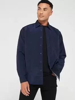 BOSS Lambini Overshirt - Navy, Dark Blue, Size L, Men