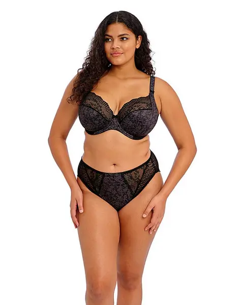 Elomi Elomi Lucie Plunge Wired Bra Black Female 42D HQ53004