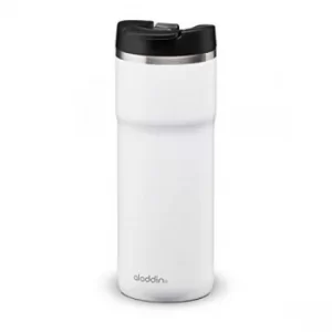 Aladdin Java Thermavac Leak-Lock Stainless Steel Mug 0.47L Snowflake White