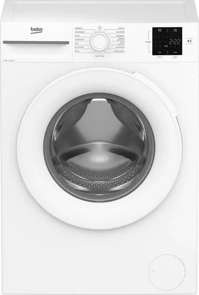 Beko EnergySpin BM3WT3841W 8KG 1400RPM Freestanding Washing Machine