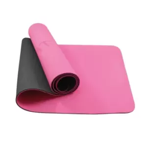 JT Sweat It Out Yoga Mat with Strap (Pink/Black)